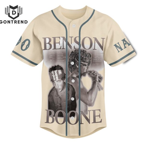 Benson Boone Fireworls & Rollerblades World Tour Baseball Jersey