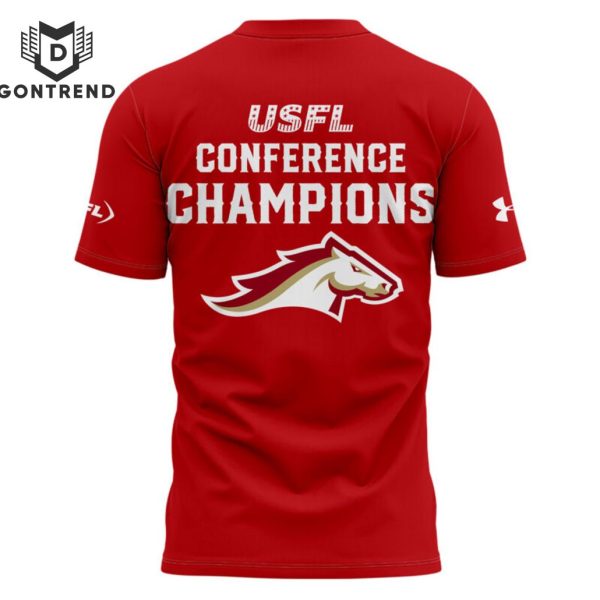 Birmingham Stallions 2024 Usfl Conference Champions 3D T-Shirt