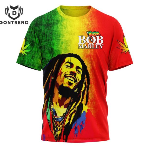 Bob Marley A Tribute To Freedom Design 3D T-Shirt