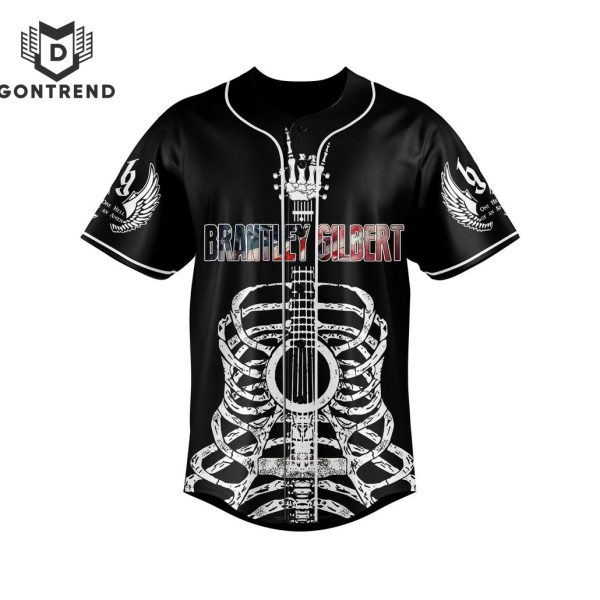 Brantley Gilbert Bury Me Upside Down Baseball Jersey