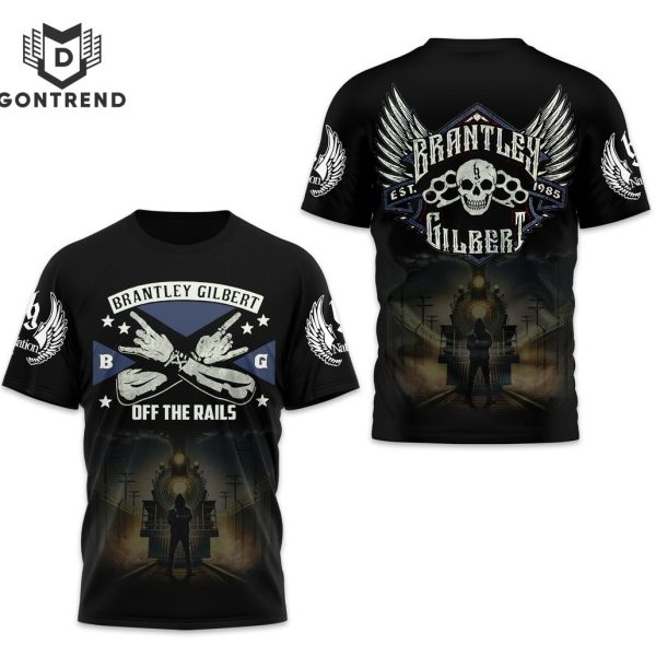 Brantley Gilbert Off The Rails 3D T-Shirt