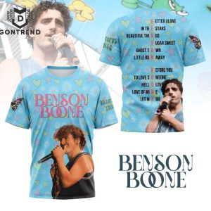 Benson Boone Beautiful Things Design 3D T-Shirt