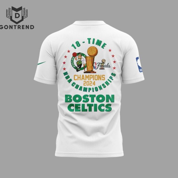 Champions NBA Boston Celtics 18 Times 3D T-Shirt