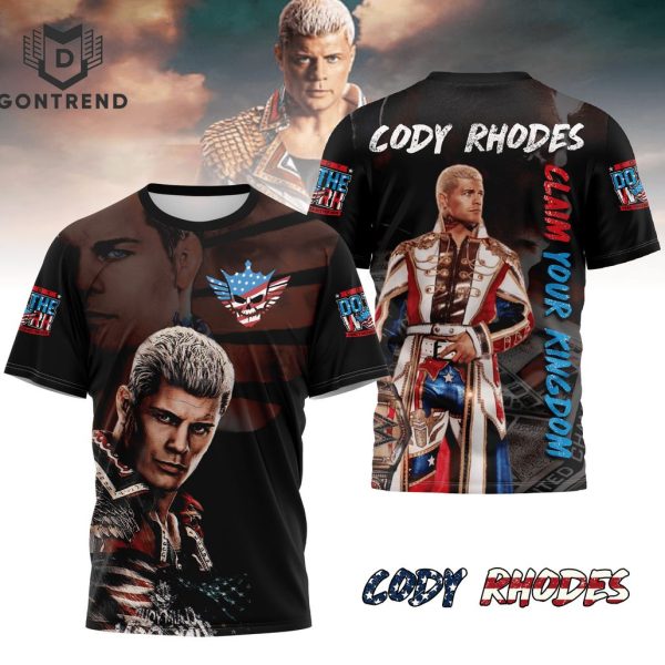 Cody Rhodes Claim Your Kingdom 3D T-Shirt