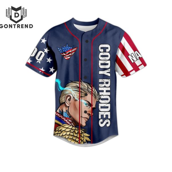 Cody Rhodes Hard Times Breed Better Men Baseball Jersey