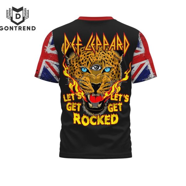 Def Leppard Lets Get Rocked 3D T-Shirt