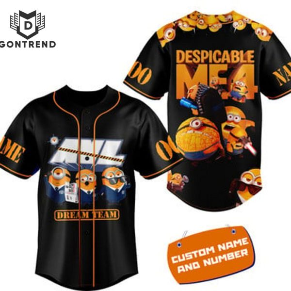 Despicable Me 4 Dream Team Baseball Jersey