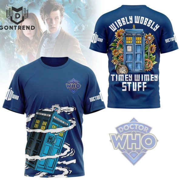 Doctor Who – Wibbly Wobbly Timey Wimey Stuff Design 3D T-Shirt