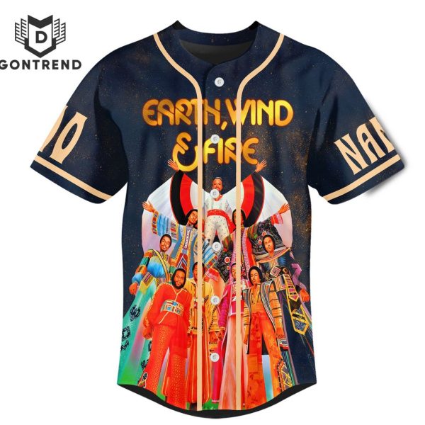 Earth Wind And Fire Heart And Soul Tour 2024 Baseball Jersey