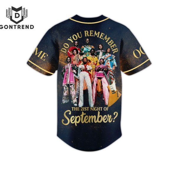 Earth Wind And Fire – September Design Baseball Jersey