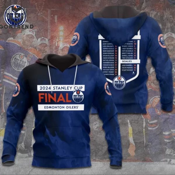 Edmonton Oilers Stanley Cups Final 2024 Hoodie