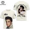 Elvis Presley Cant Help Falling In Love Design 3D T-Shirt – Black