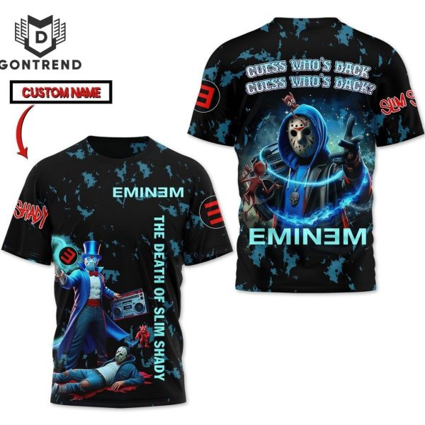 Eminem – The Death Of Slim Shady – Guess Who Back 3D T-Shirt