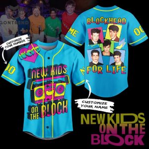 New Kid On The Block – Blockhead For Life Design Baseball Jersey