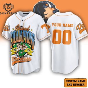 National Champions 2024 NCAA Tennessee Volunteers Baseball Jersey