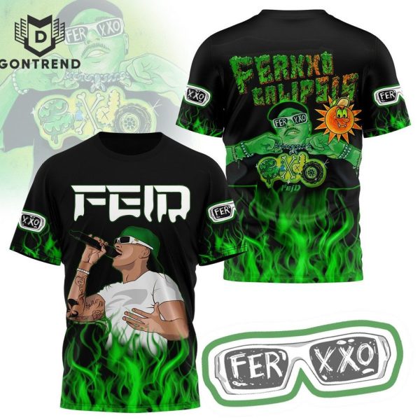 Feid Ferxxocalipsis World Tour Design 3D T-Shirt