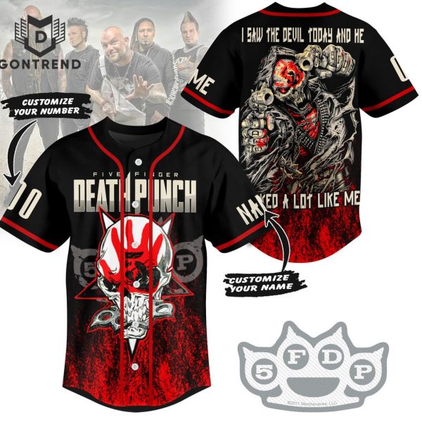 Five Finger Death Punch – Wrong Side of Heaven Design Baseball Jersey