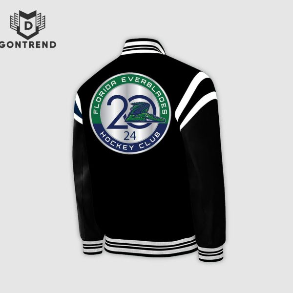 Florida Everblades Hockey 2024 Baseball Jacket