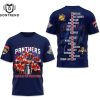 Florida Panthers Stanley Cup Champions 3D T-Shirt – Red