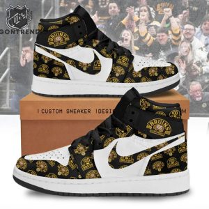 Boston Bruins Air Jordan 1 High Top