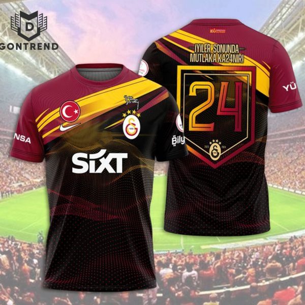 Galatasaray S.K 24 Design 3D T-Shirt