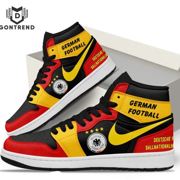 German Football Deutscher Fussball-bund Design Air Jordan 1 High Top