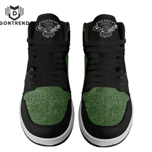 Green Day Design Air Jordan 1 High Top