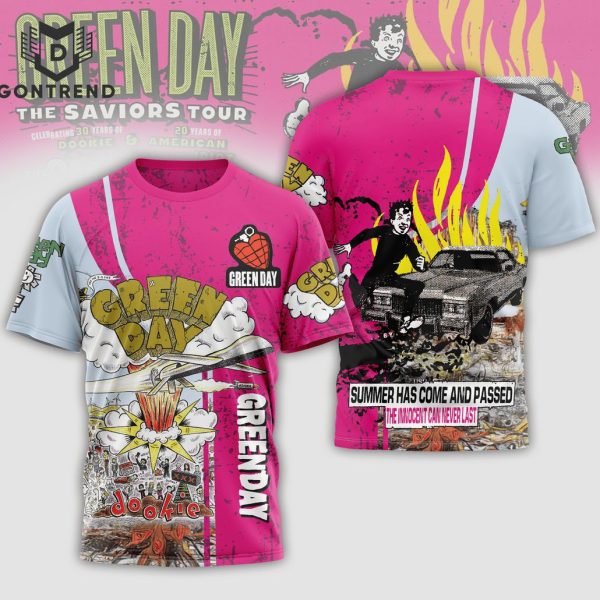 Green Day The Saviors Tour – Summer Has Come And Passed 3D T-Shirt