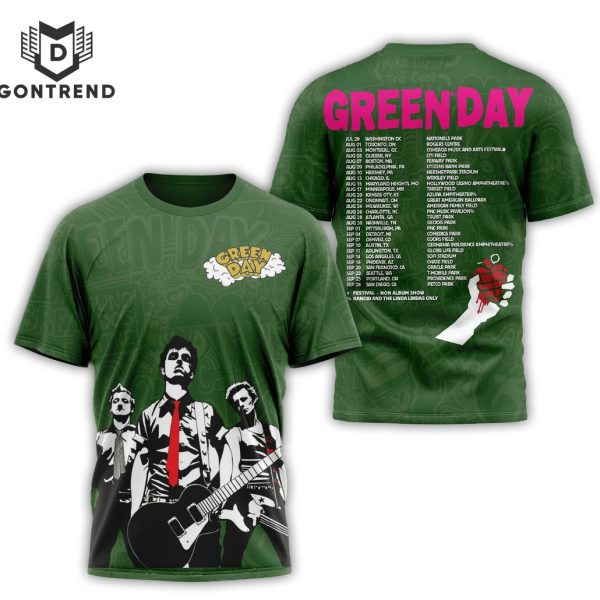 Greenday Festuval – Non Album Show 3D T-Shirt