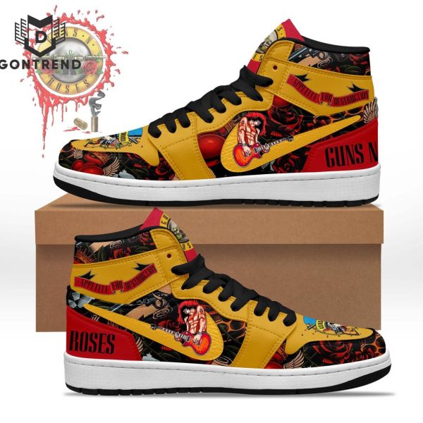 Guns N Roses Appetite For Destruction Air Jordan 1 High Top