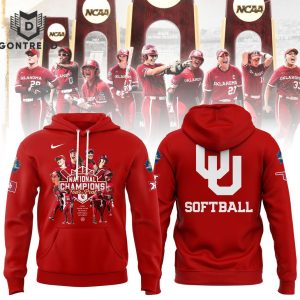 2024 NCAA Softball National Four Peat Oklahoma Sooners City Hoodie