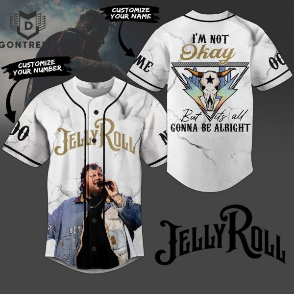 Jelly Roll – Im Not Ok But Its All Gonna Be Alright Baseball Jersey