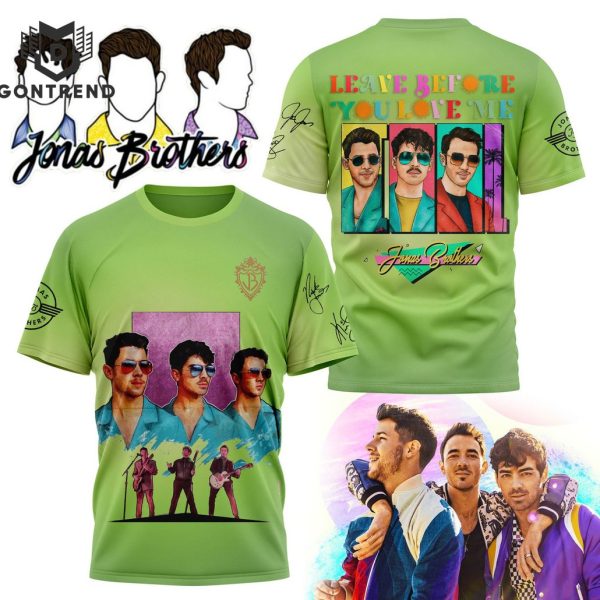 Jonas Brothers Leave Before You Love Me 3D T-Shirt