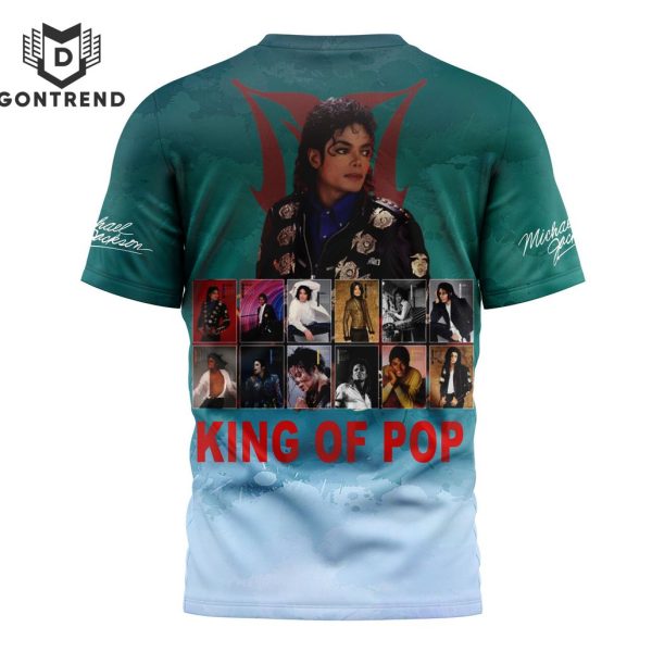 King Of Pop Michael Jackson Signature 3D T-Shirt