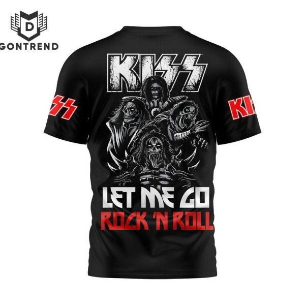 KISS Let Me Go Rock N Roll 3D T-Shirt