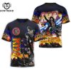 Insane Clown Posse The Beast Lives Out Of The Ragin Strorm In The Dead Of Night Design 3D T-Shirt