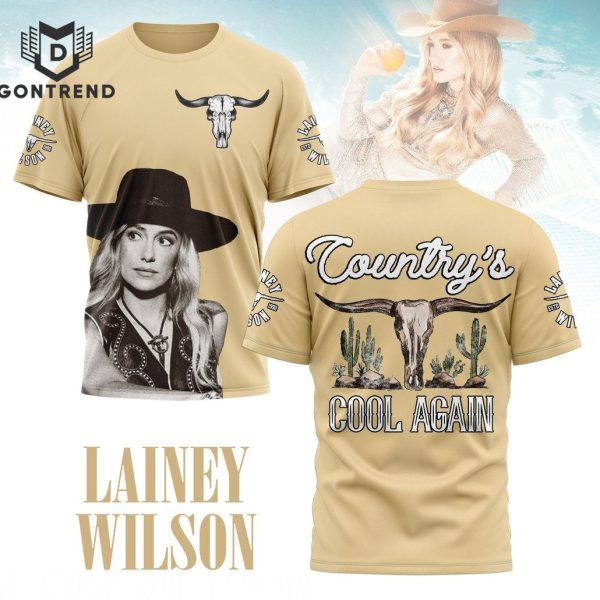 Lainey Wilson Country s Cool Again Deisgn 3D T-Shirt