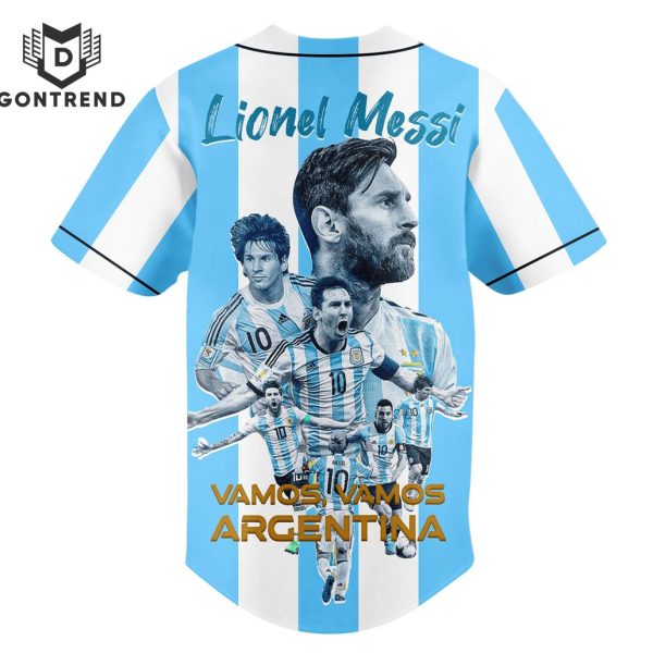 Lionel Messi Vamos, Vamos Argentina Baseball Jersey