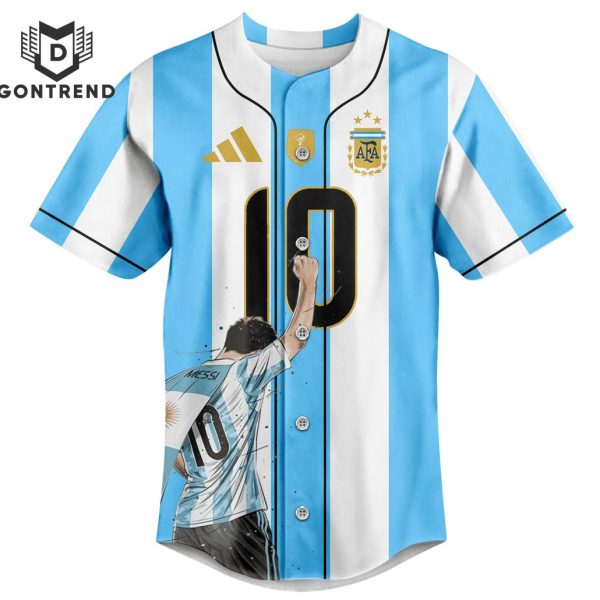 Lionel Messi Vamos, Vamos Argentina Baseball Jersey