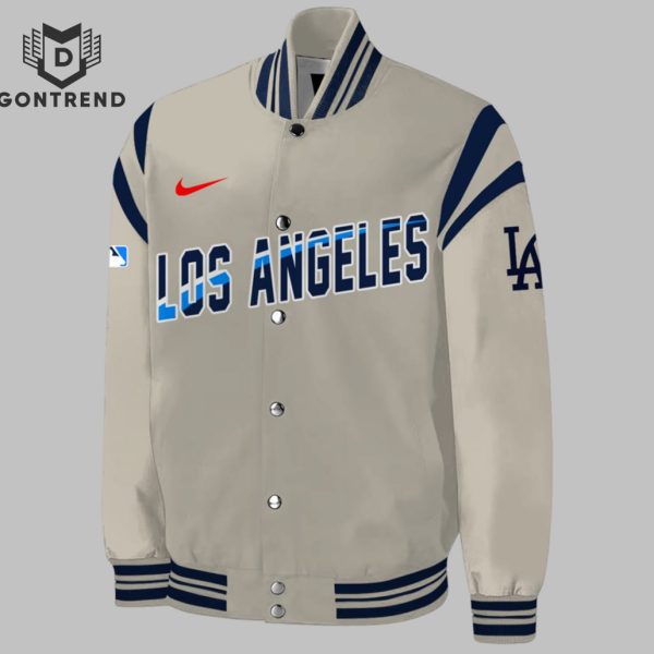 Los Angeles Dodgers Cream 2024 City Connect Baseball Jacket