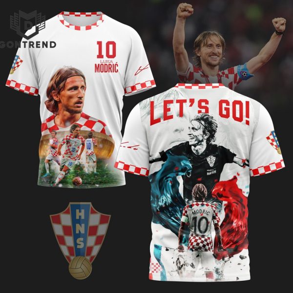 Luka Modric 10 Let Go 3D T-Shirt