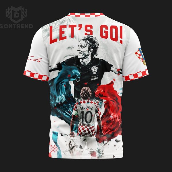 Luka Modric 10 Let Go 3D T-Shirt