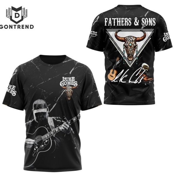 Luke Combs Fathers & Sons 3D T-Shirt