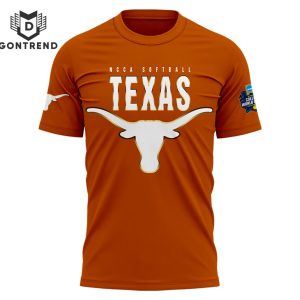 Texas Longhorns NCAA Softball Design 3D T-Shirt