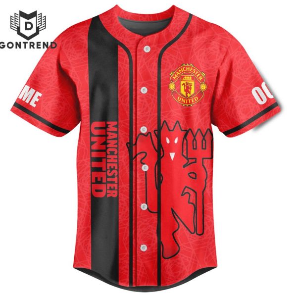 Manchester United Glory Glory Man United Design Baseball Jersey