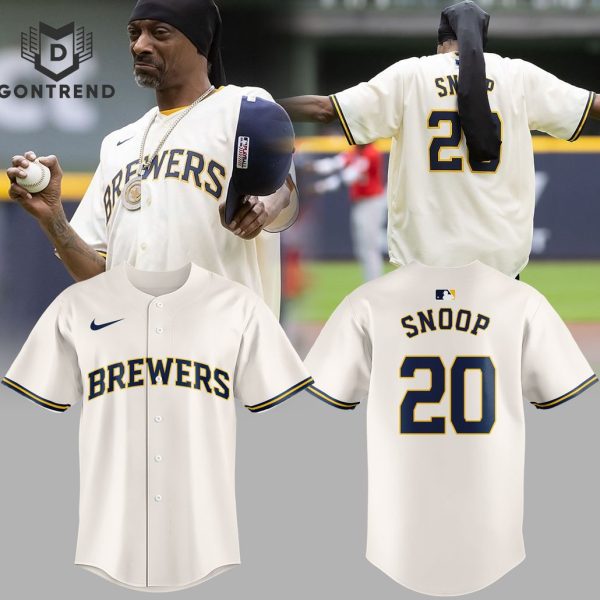 Milwaukee Brewers Snoop Dogg 20 Baseball Jersey