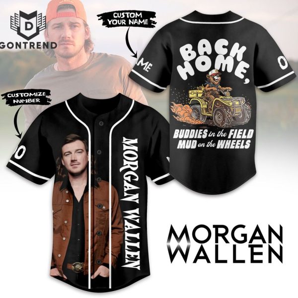 Morgan Wallen – Back Home Buddies In A Field Baseball Jersey