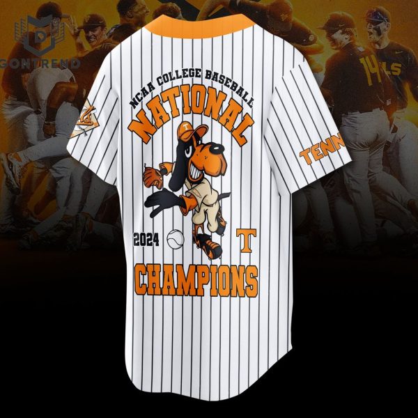 NCAA College Baseball National 2024 Champions Tennessee Volunteers Baseball Jersey