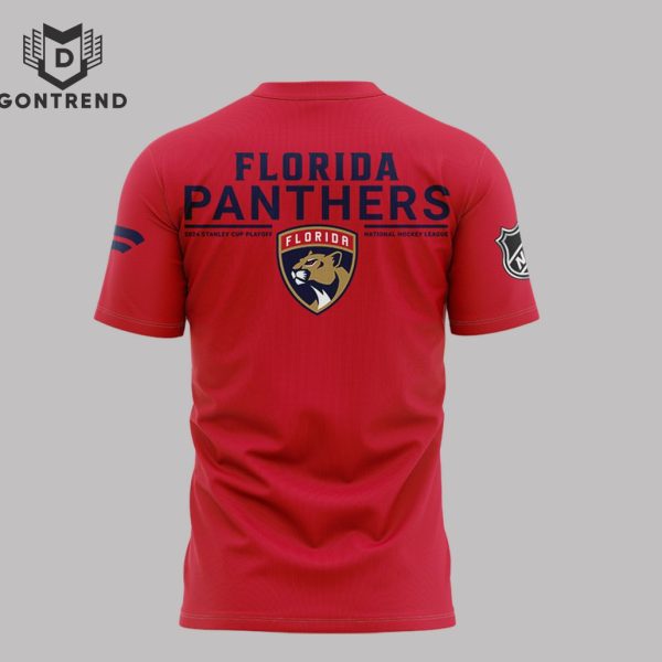 NHL Florida Panthers Playoffs 2024 Atlantic Division Champs Design 3D T-Shirt