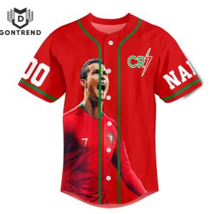 Personalized Cristiano Ronaldo Siuuu Baseball Jersey